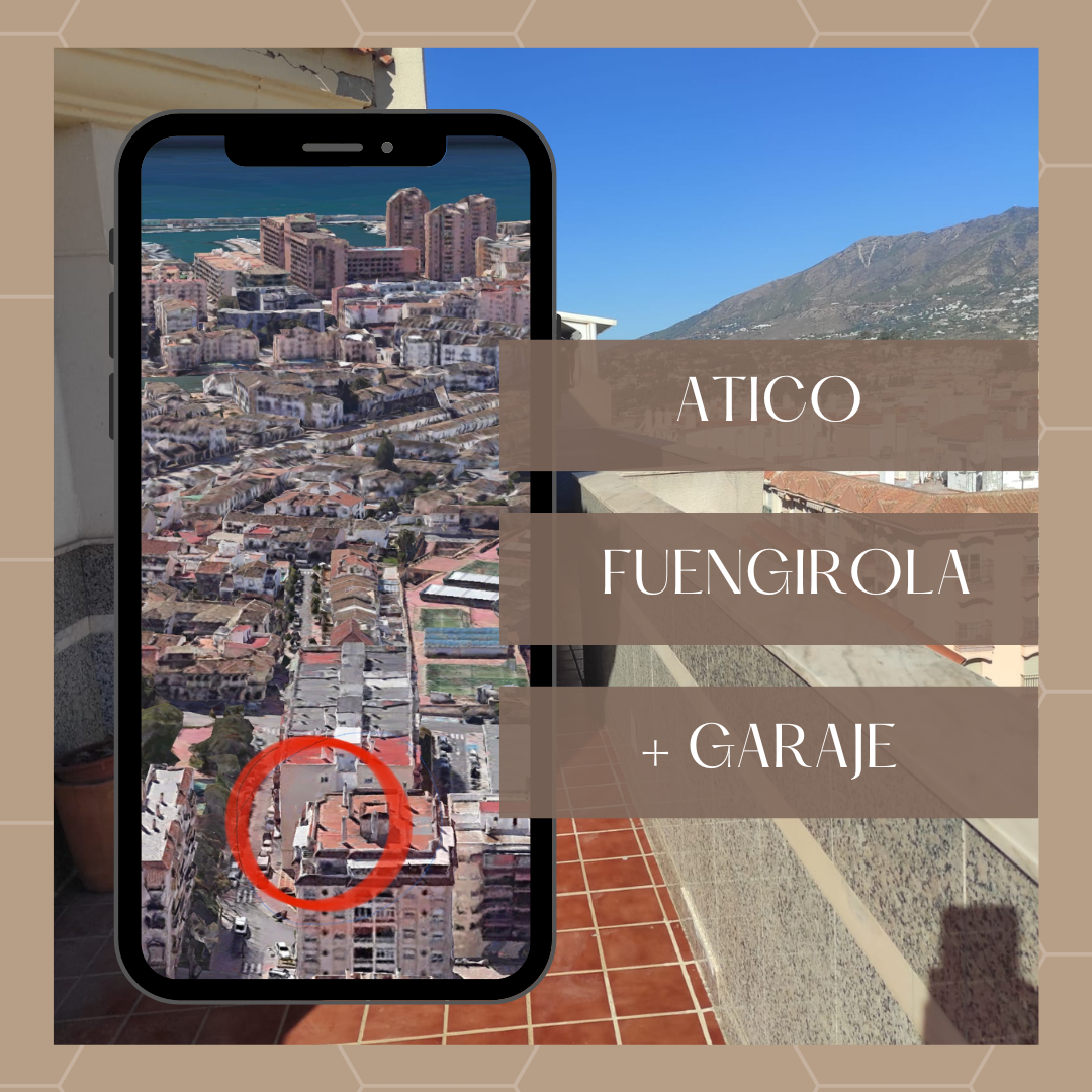 Ruim Fuengirola penthouse met garage en uitzicht